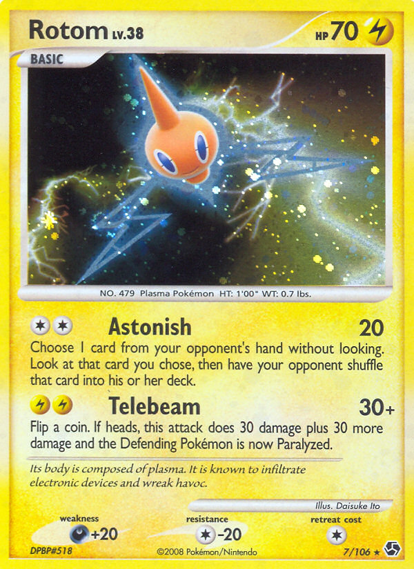 Great Encounters Holo Rotom #7/106